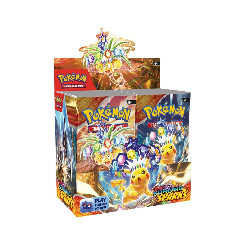 Pokémon TCG: SV08 Surging Sparks - Booster Box (36 Packs)